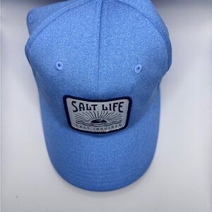 Salt Life Light Blue Logo Patch Baseball Cap